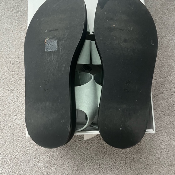 The Row fisherman flat sandal - acqua nubuck - size 37.5 - Picture 7 of 7